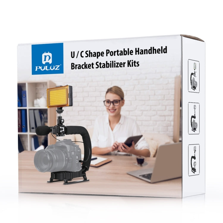 U/C Shape Portable Handheld DV Bracket Stabilizer