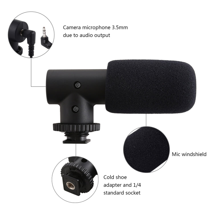 3.5mm Audio Stereo Recording Microphone
