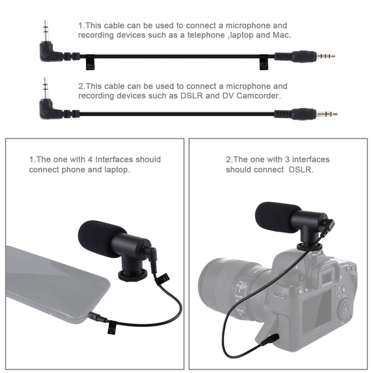 3.5mm Audio Stereo Recording Microphone
