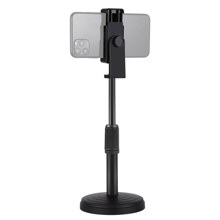 Round Base Desktop Mount with Phone Clamp