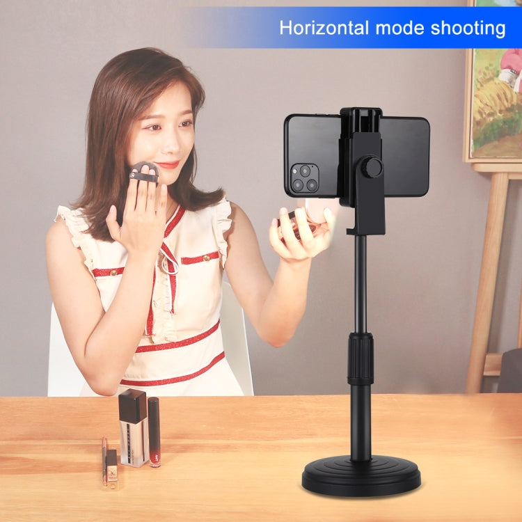 Round Base Desktop Mount with Phone Clamp