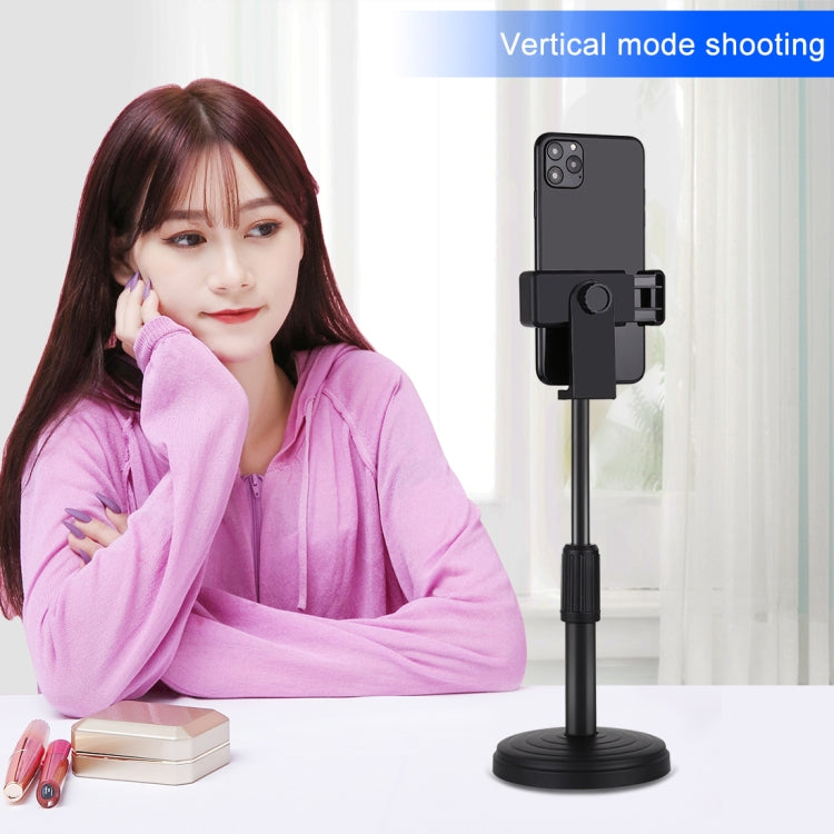 Round Base Desktop Mount with Phone Clamp