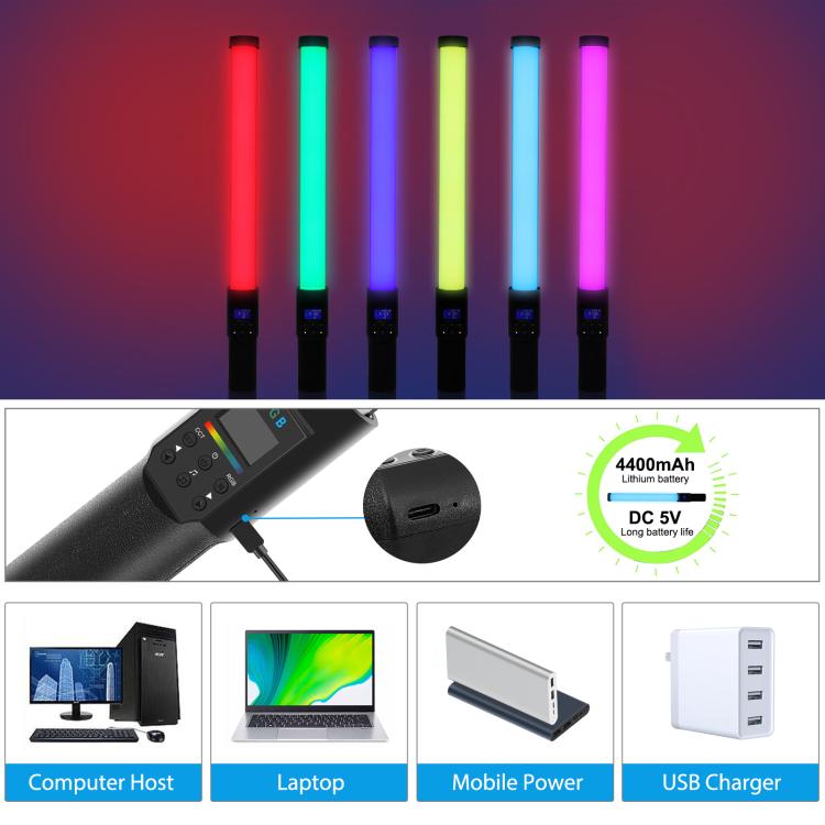 PULUZ 190 LEDs Photo Handheld Stick Light