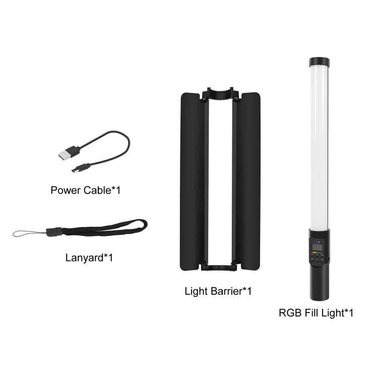 PULUZ 190 LEDs Photo Handheld Stick Light