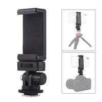 1/4 inch Screw Thread Cold Shoe Mount with Phone Clamp