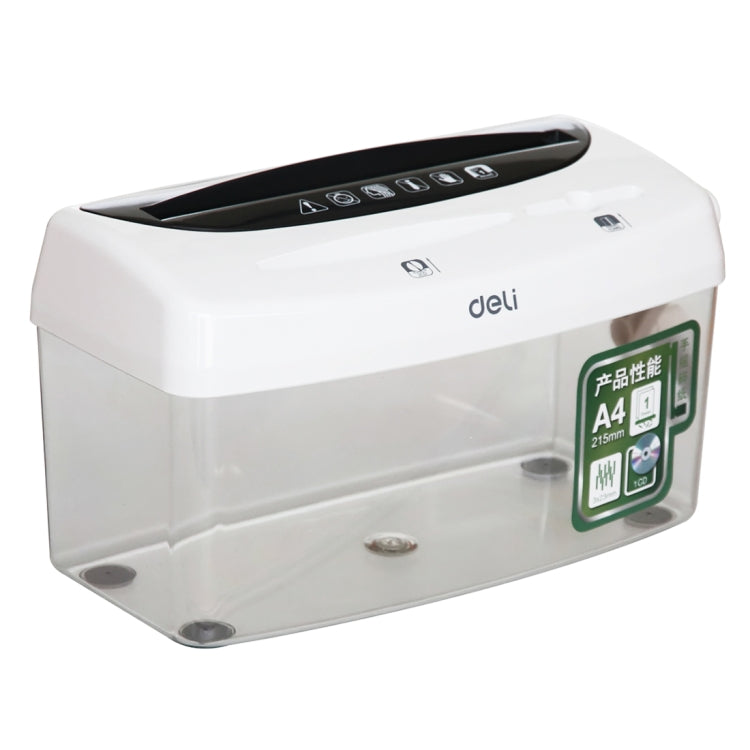 Deli Hand-cranked A4 CD Card Desktop Paper Shredder