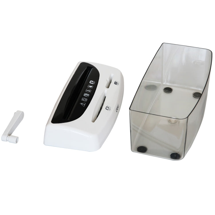 Deli Hand-cranked A4 CD Card Desktop Paper Shredder