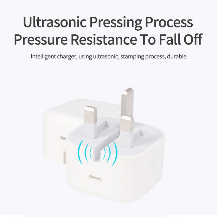 20W PD 3.0 Type-C / USB-C Interface Travel Charger, UK Plug