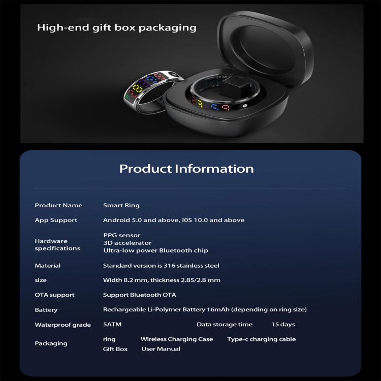 R12 SIZE 11 Smart Ring