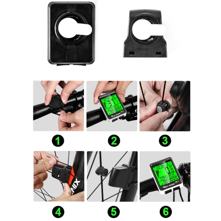 WEST BIKING Mountain Bike Wireless Code Meter