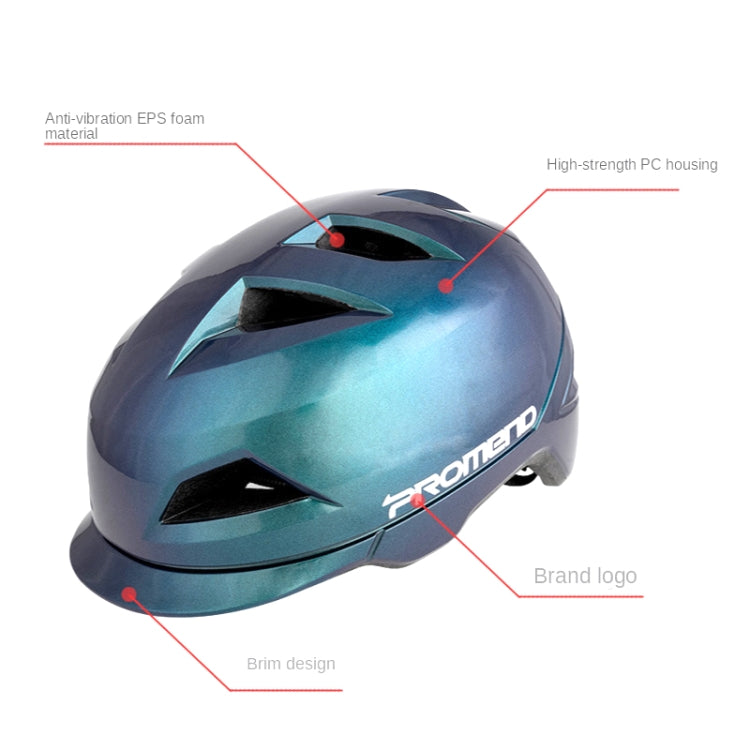 PROMEND 12H19 Outdoor Helmet With Tail Light