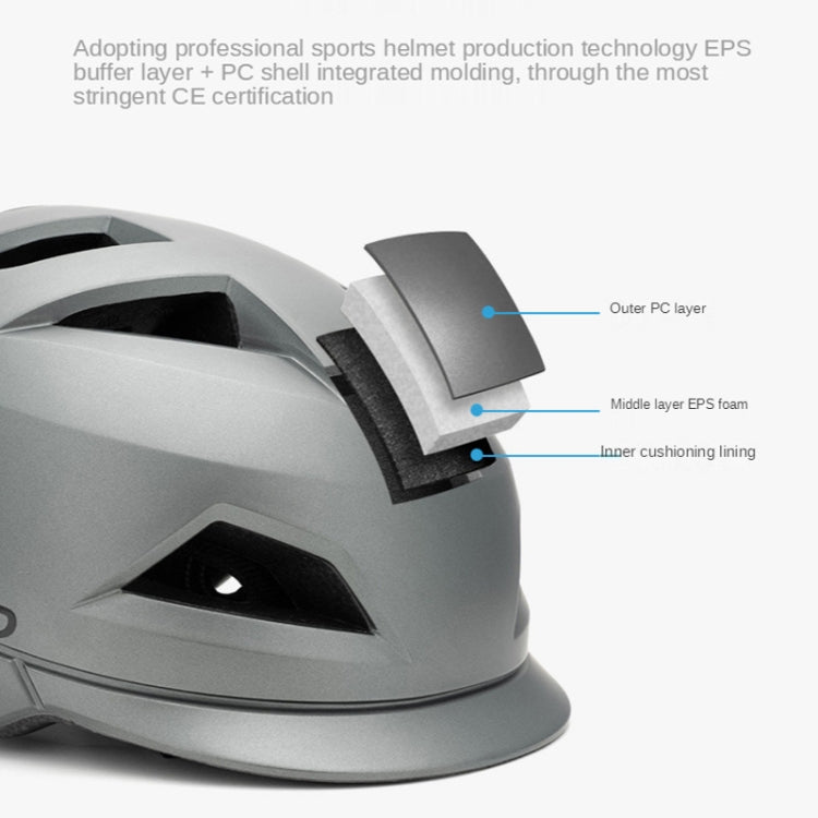 PROMEND 12H19 Outdoor Helmet With Tail Light