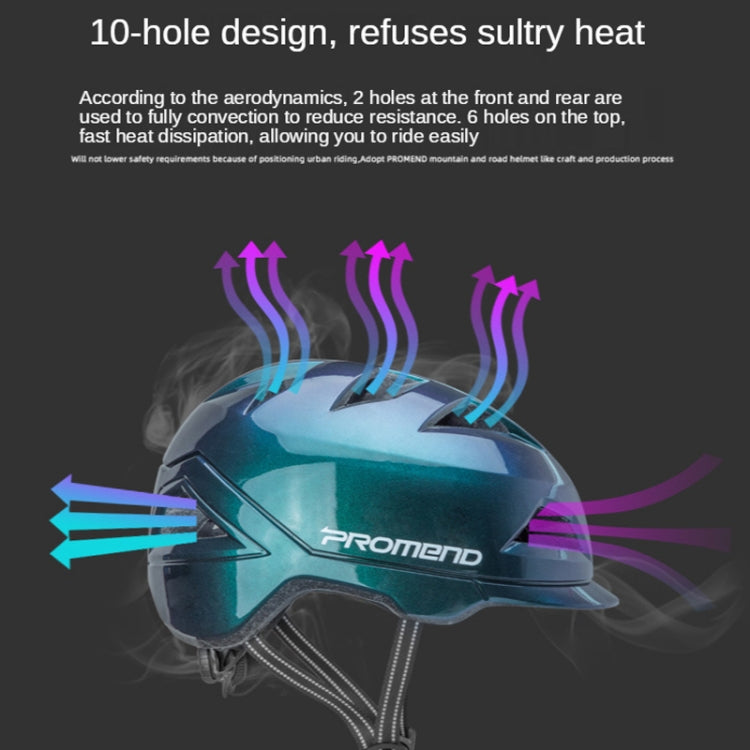 PROMEND 12H19 Outdoor Helmet With Tail Light