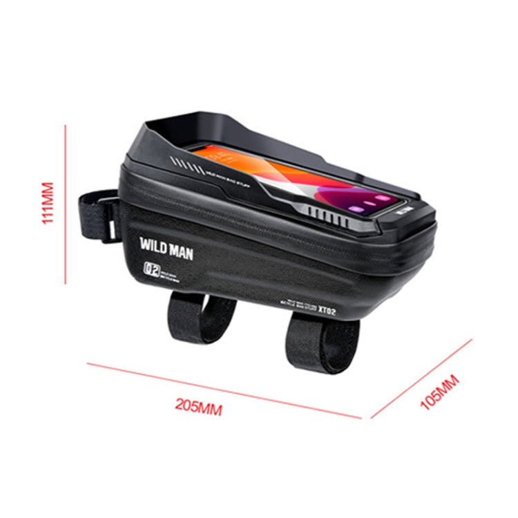 WILD MAN XT2 Outdoor Cycling Bicycle Phone Tube Bag