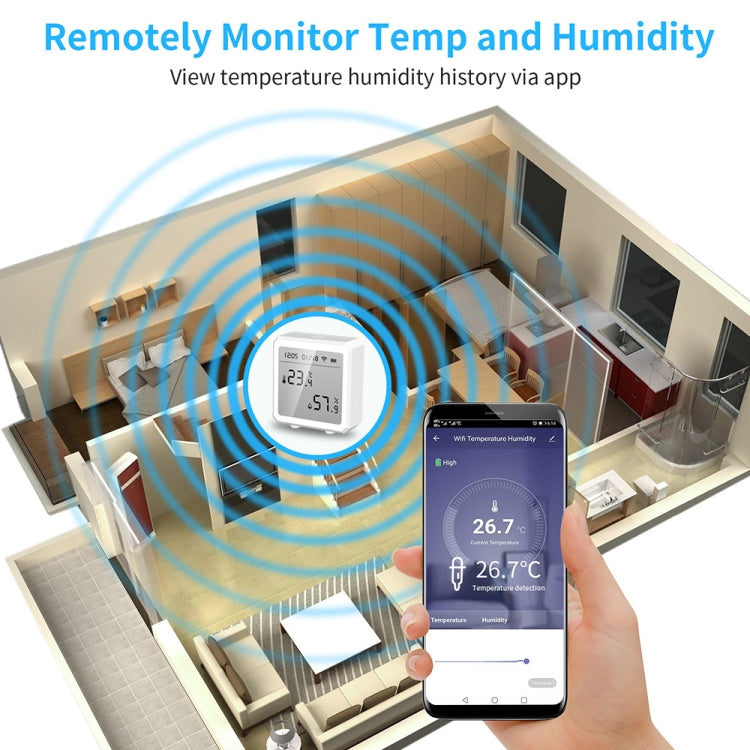 Wifi Temperature And Humidity Meter Sensor Equipment
