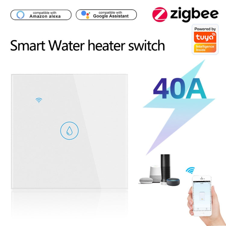 Tuya ZigBee 40A Smart High Power Water Heater Switch