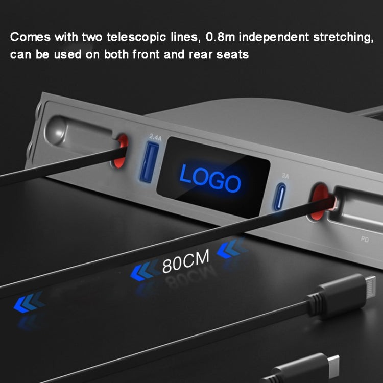 For Tesla Model 3 Y 27W USB-C/Type-C Docking Station HUB