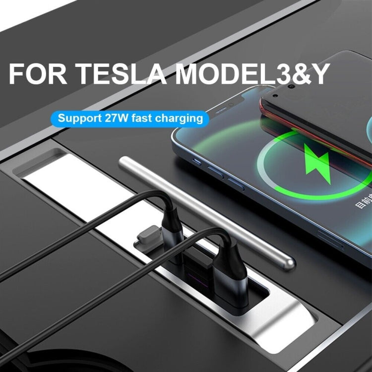 For Tesla Model 3/Y Car USB Docking Station