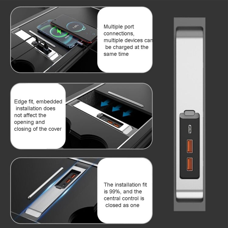 For Tesla Model 3/Y Car USB Docking Station