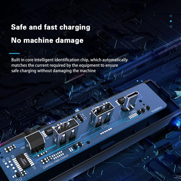 For Tesla Model 3/Y Car T09 USB Hub Docking Station