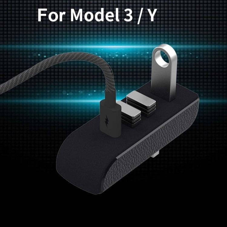 For Tesla Model 3/Y Car AH37 USB Hub Docking Station