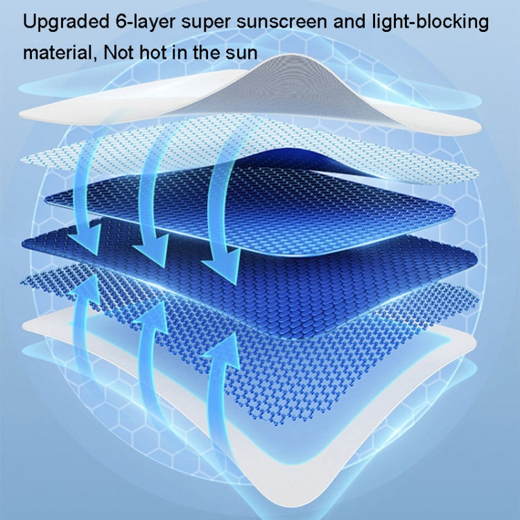 For Tesla Model Y Ice Crystal Sunshade