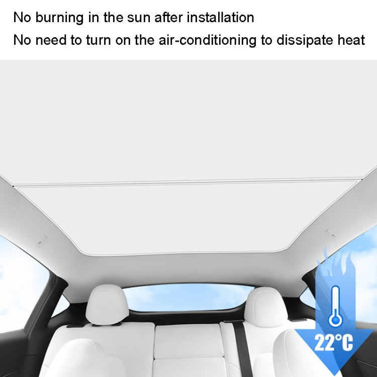 For Tesla Model Y Ice Crystal Sunshade