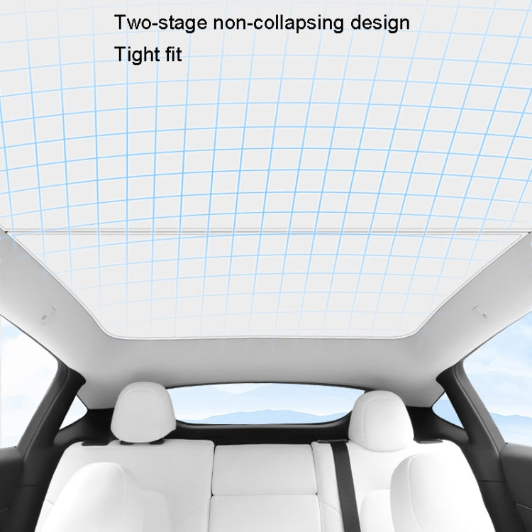 For Tesla Model Y Ice Crystal Sunshade