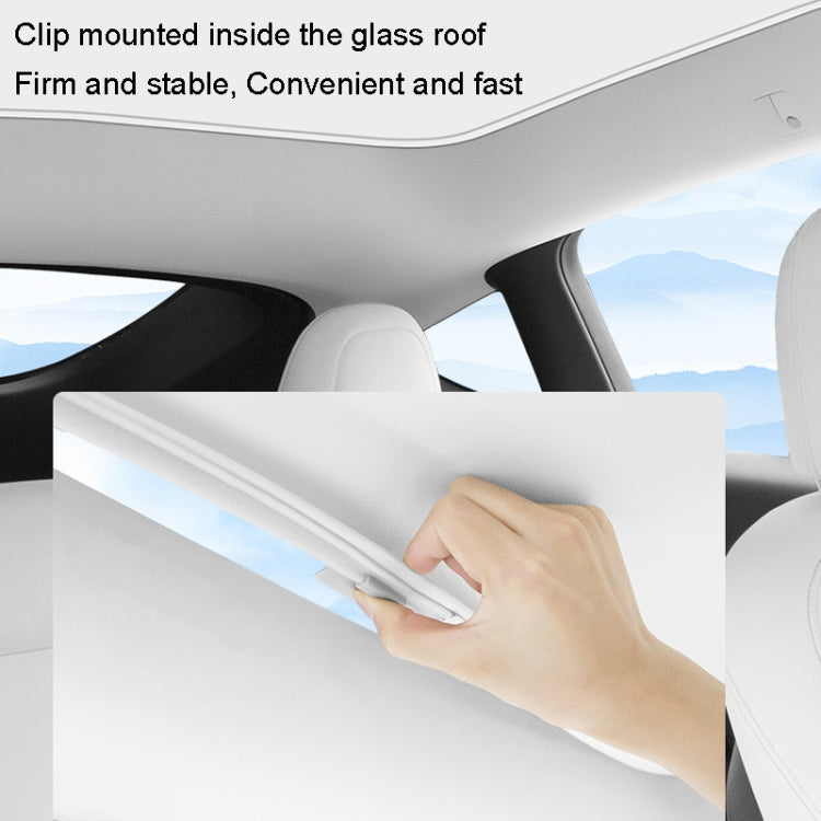 For Tesla Model Y Ice Crystal Sunshade