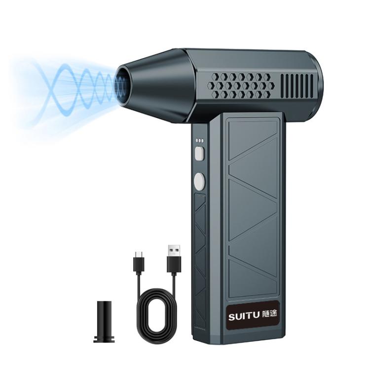 160W cordless air duster and mini vacuum cleaner – compact, lightweight, portable dust blower with Type-C charging.