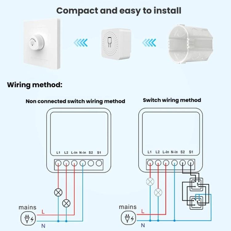 Smart Switch Voice Timer Switch For Amazon Alexa / Google Assistant