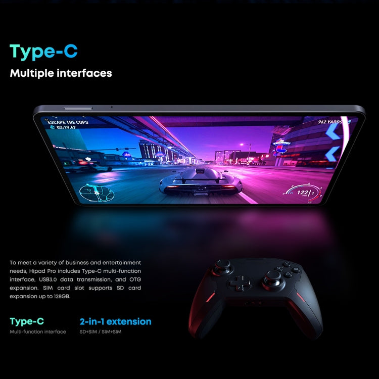 CHUWI HiPad Pro 4G Tablet PC, 10.8 inch 8GB+128GB Android 11