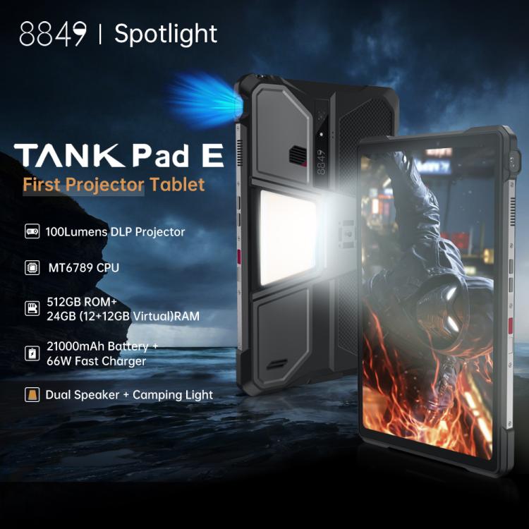 Unihertz 8849 Tank Pad E Rugged Tablet 4G Network 12GB+512GB