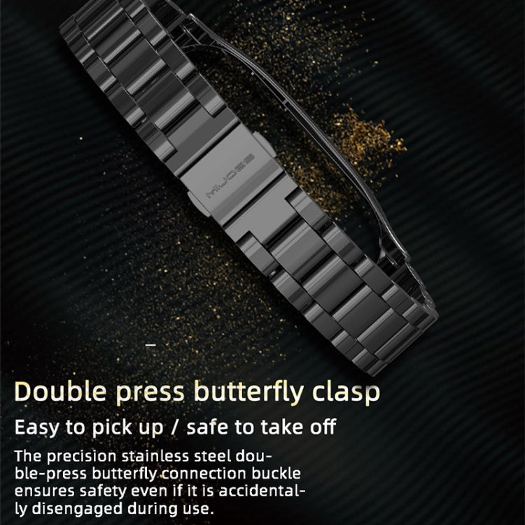 Mijobs Metal Strap for Original Xiaomi Mi Band 3 & 4 & 5 & 6