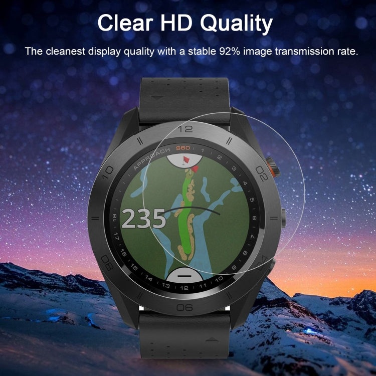 2 PCS ENKAY Hat-Prince for Garmin Approach S60 Smart Watch 0.2mm 9H Surface Hardness 2.15D Explosion-proof Tempered Glass Screen Film, For Garmin Approach S60(2PCS) - NMNYSX