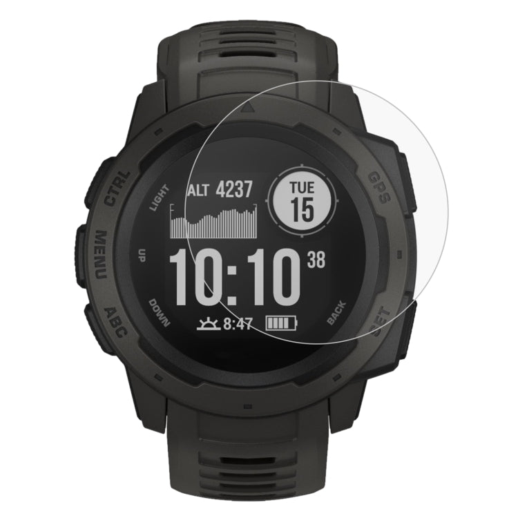 2 PCS ENKAY Hat-Prince 0.2mm 9H 2.15D Curved Edge Tempered Glass Film for Garmin Instinct Intelligent Sports Watch, 2 PCS Garmin Instinct - NMNYSX