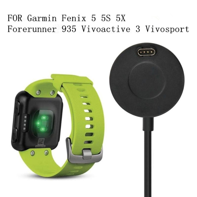 1m 1A ABS Desktop Charger for Garmin Fenix 5 / 5S / 5X /Forerunner 935 / Quatix 5 / Quatix 5 Sapphire / Vivoactive 3 Smart Watch - NMNYSX