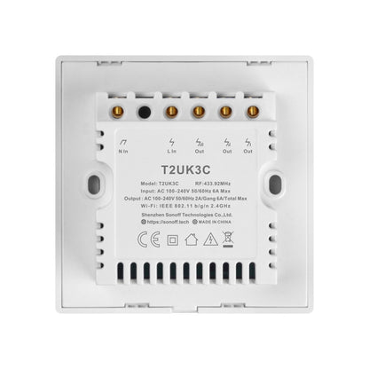 Sonoff T2 Touch 86mm Tempered Glass Panel Wall Touch Switch