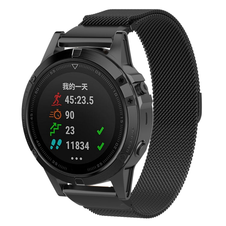 For Garmin Fenix 6X Milanese Watch Band, For Garmin Fenix 6X - NMNYSX