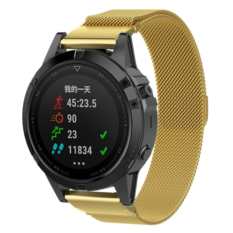 For Garmin Fenix 6X Milanese Watch Band, For Garmin Fenix 6X - NMNYSX