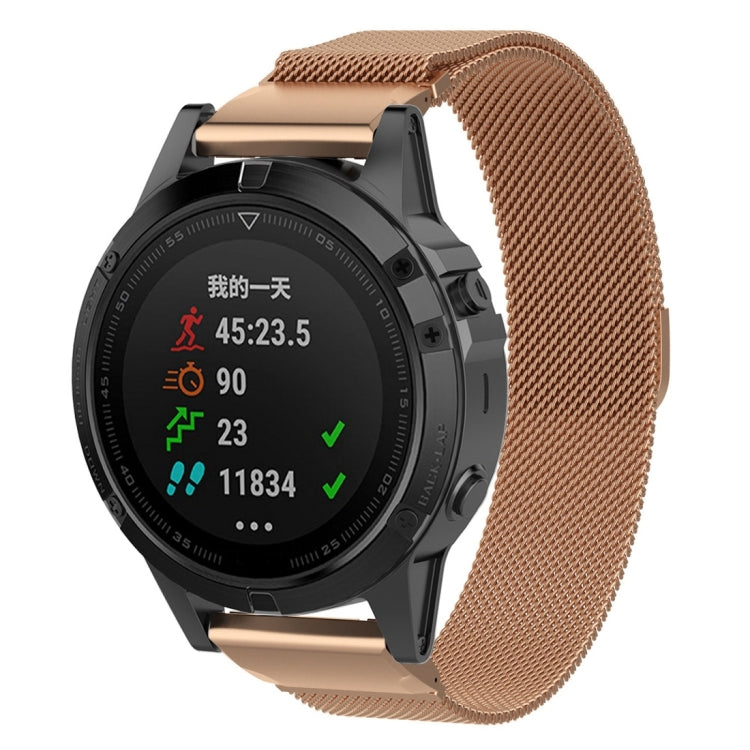 For Garmin Fenix 6X Milanese Watch Band, For Garmin Fenix 6X - NMNYSX