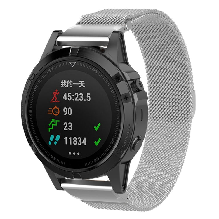 For Garmin Fenix 6X Milanese Watch Band, For Garmin Fenix 6X - NMNYSX