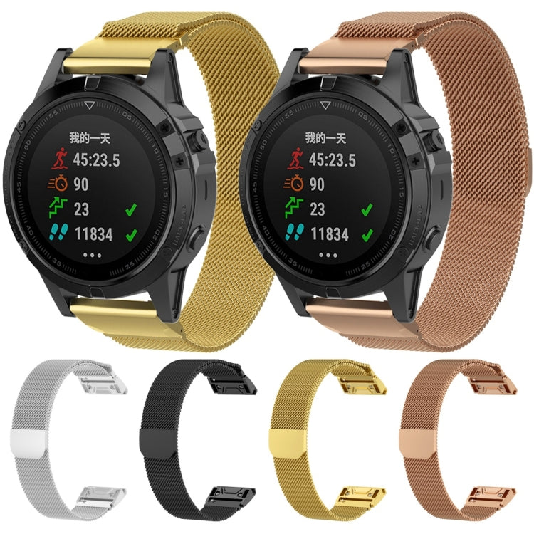 For Garmin Fenix 6X Milanese Watch Band, For Garmin Fenix 6X - NMNYSX