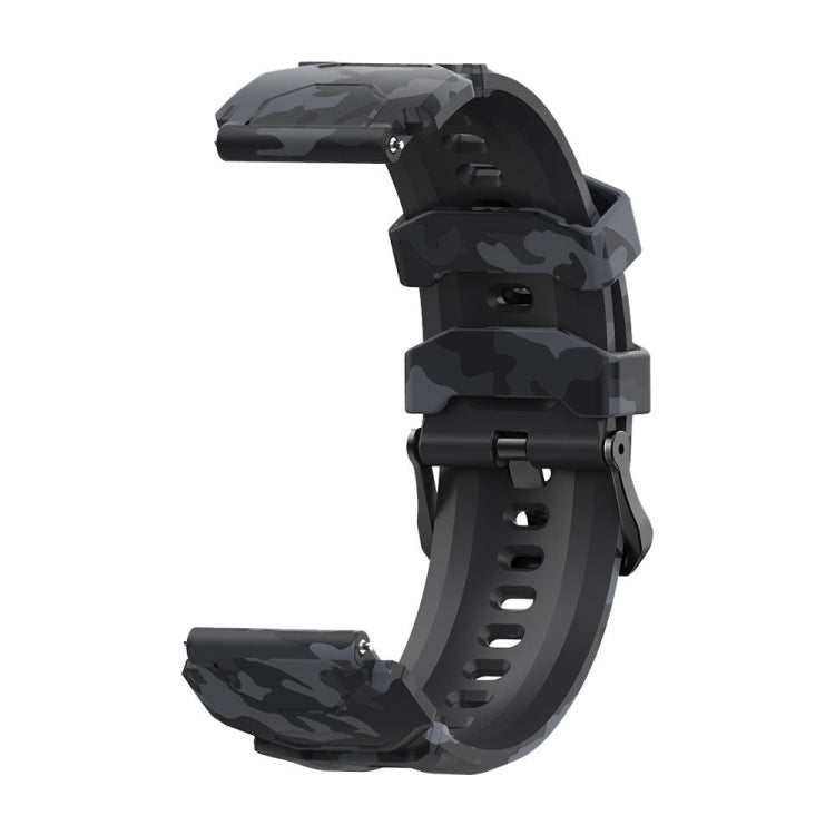 For KOSPET TANK M1 Pro (CA0832B) Silicone Watch Band, Watch Band Camouflage, Watch Band Black - NMNYSX