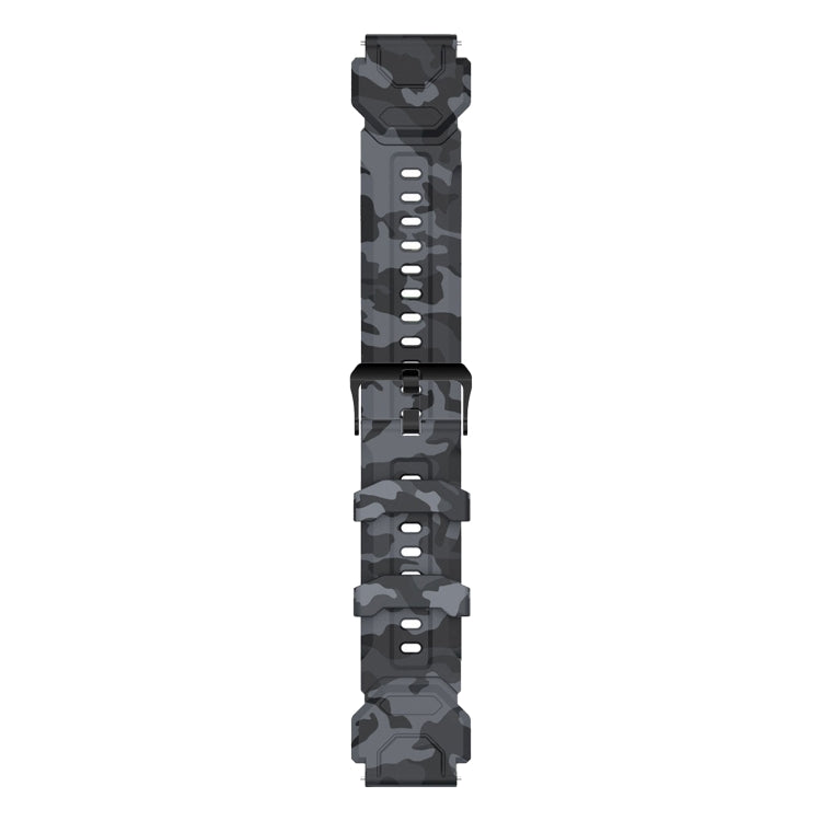 For KOSPET TANK M1 Pro (CA0832B) Silicone Watch Band, Watch Band Camouflage, Watch Band Black - NMNYSX