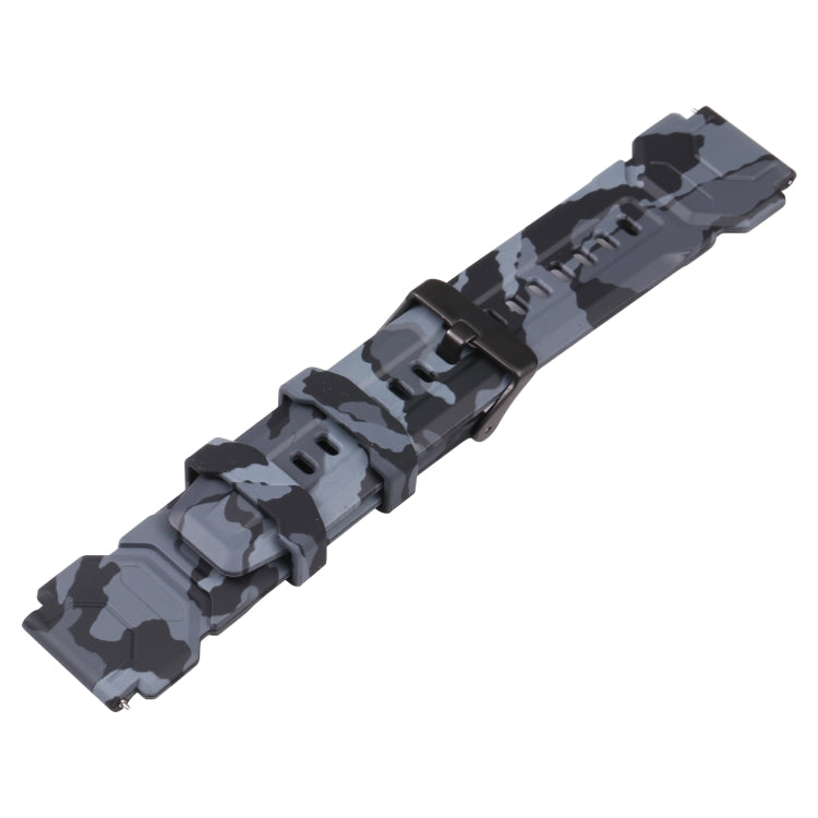 For KOSPET TANK M1 Pro (CA0832B) Silicone Watch Band, Watch Band Camouflage, Watch Band Black - NMNYSX
