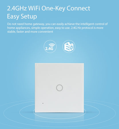 NEO NAS-SC01W Wireless WiFi EU Smart Light Control Switch 1Gang
