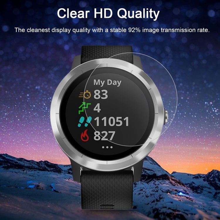 2 PCS ENKAY Hat-Prince 0.2mm 9H 2.15D Curved Edge Tempered Glass Film for Garmin Vivoactive 3 trainer, 2 PCS Garmin Vivoactive 3 trainer - NMNYSX