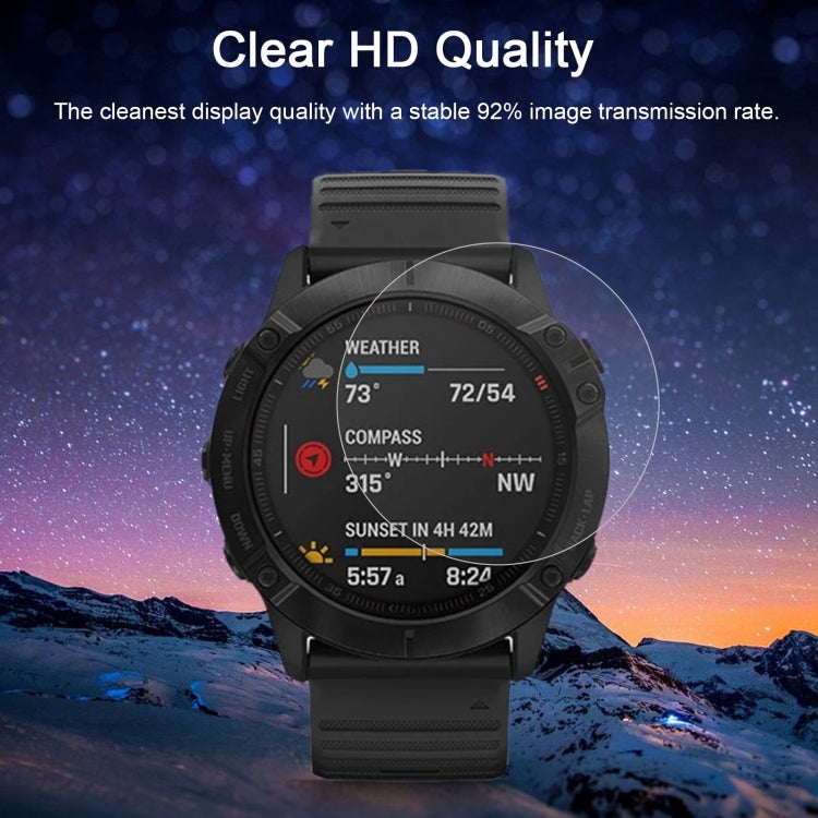 For Garmin Fenix 6 Pro 0.26mm 2.5D 9H Tempered Glass Film Screen Protector, For Garmin Fenix 6 Pro - NMNYSX