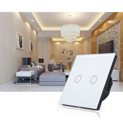 86mm 2 Gang AC 110V-240V Touch Switch